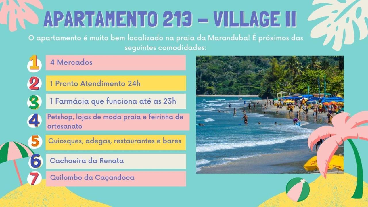 Apartamento Ubatuba 150M Do Mar Maranduba Dış mekan fotoğraf